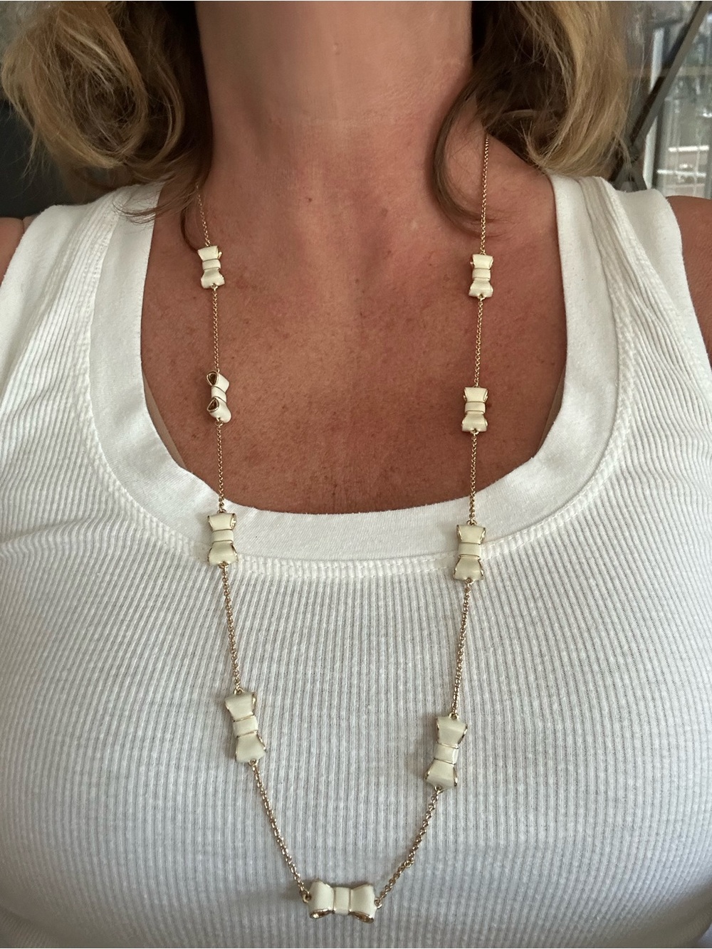 Kate Spade TAKE A BOW.  31 inch necklace with KS tag